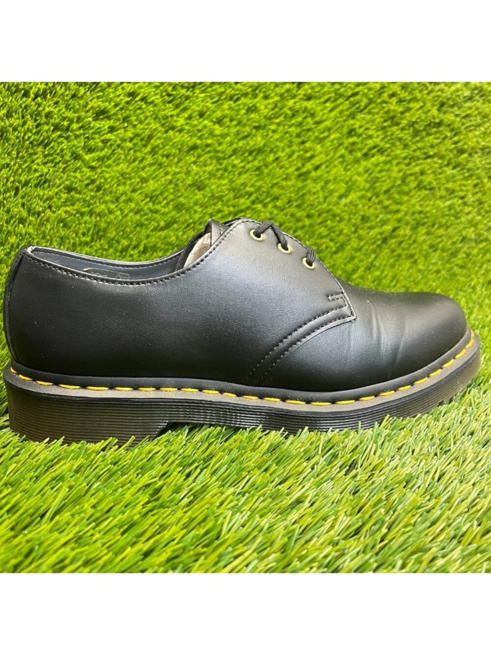 Dr. Martens Vegan 1461 Mens Size 7 Black Casual Leather Lace Up Oxford Shoes